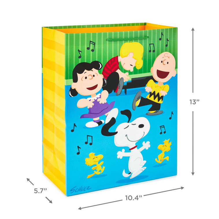 Hallmark 13" Peanuts® 4-Pack Large Christmas Gift Bags Assortment
