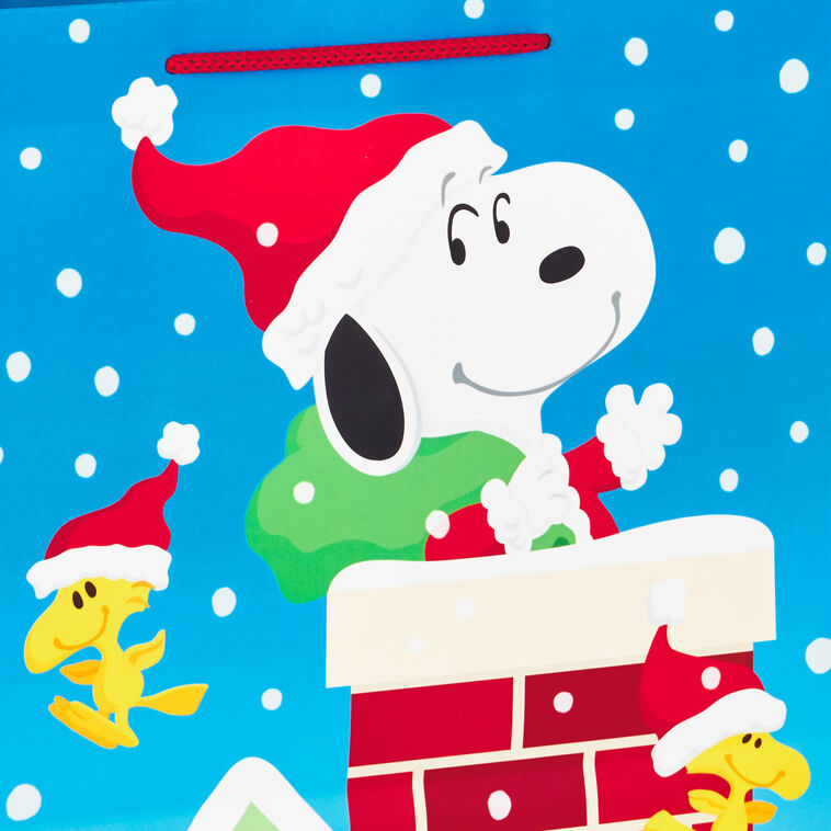 Hallmark 13" Peanuts® 4-Pack Large Christmas Gift Bags Assortment