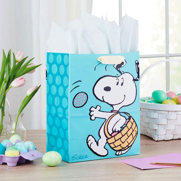 Hallmark 13" Peanuts® Large Easter Gift Bag With Tissue And Tag