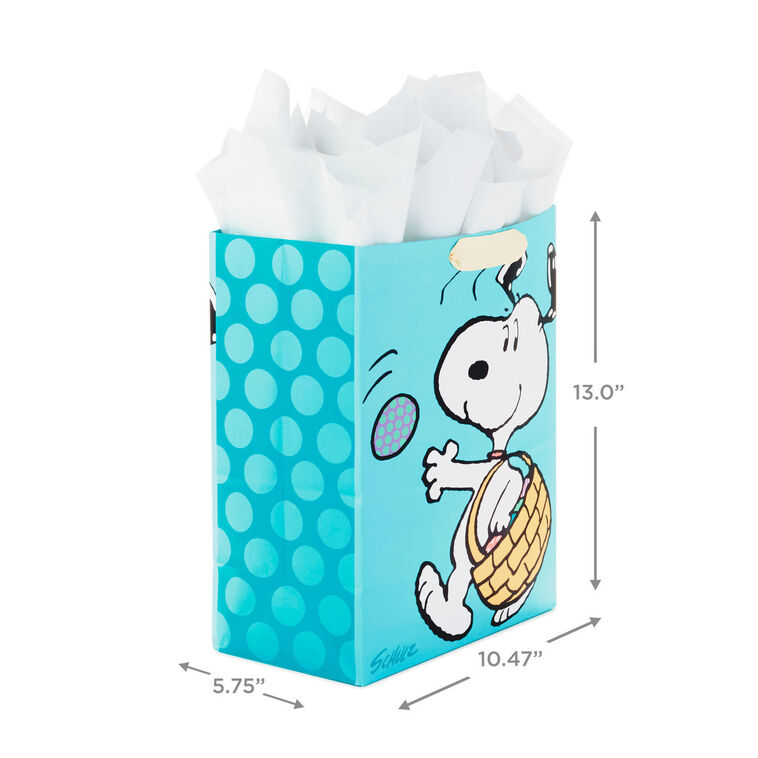 Hallmark 13" Peanuts® Large Easter Gift Bag With Tissue And Tag