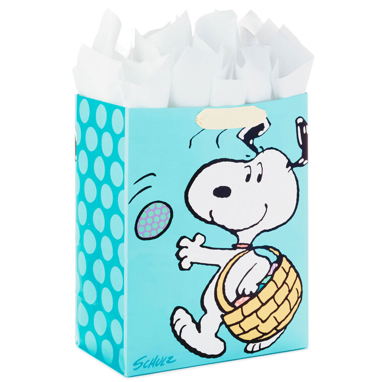 hallmark 13" Peanuts® Large Easter Gift Bag With Tissue and Tag