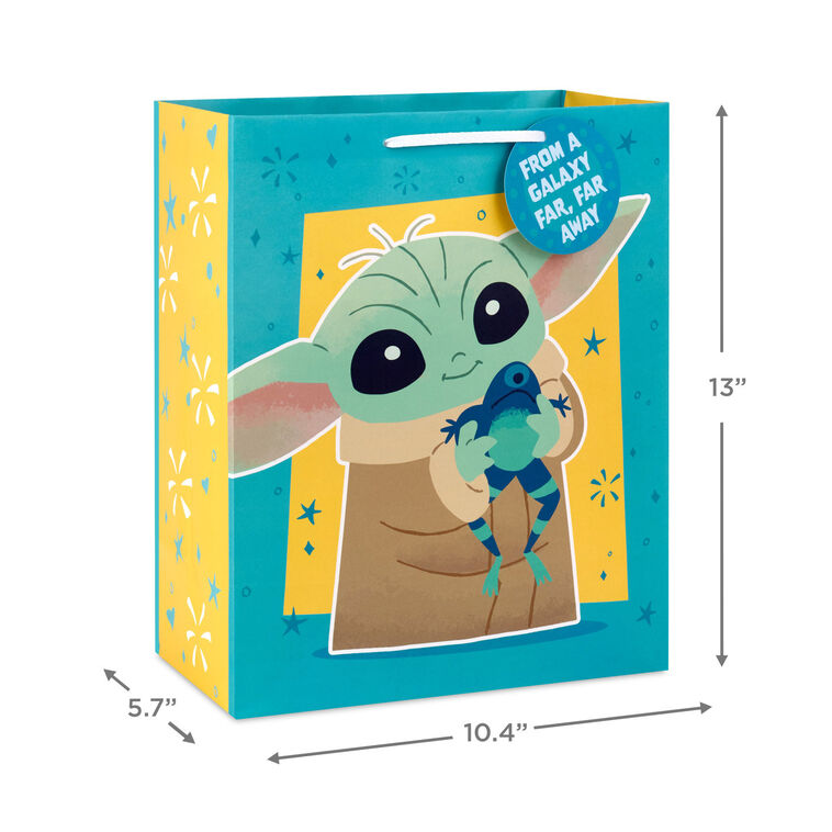 Hallmark 13" Star Wars: The Mandalorian™ Grogu™ Large Gift Bag