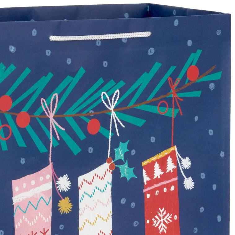 Hallmark 13" 'Tis The Season 3-Pack Large Christmas Gift Bags Assortment