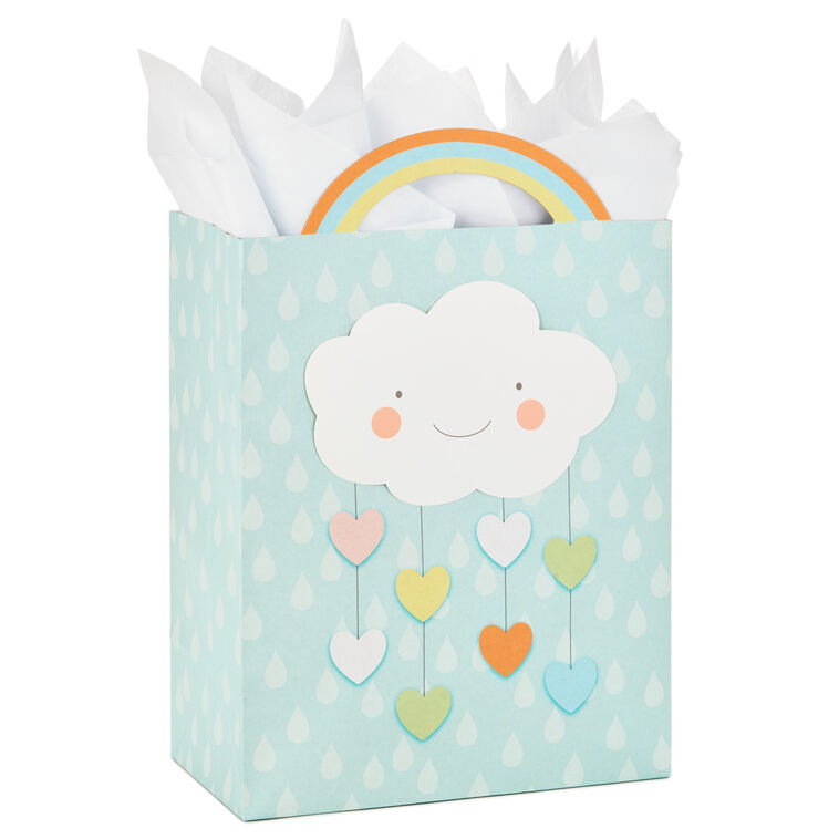 Hallmark 13" Welcome Baby 3-Pack Assorted Gift Bags With Tissue
