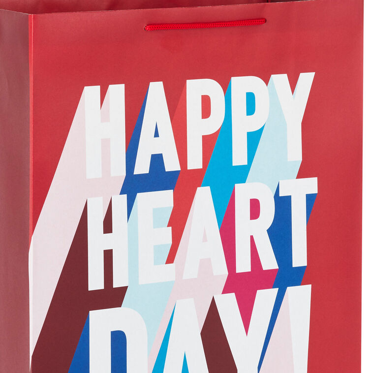 Hallmark 15.5" Happy Heart Day 2-Pack Assorted Extra-Large Gift Bags