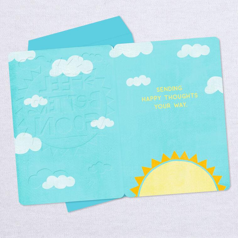 Hallmark 16" Feel Better Soon Sun Jumbo Get Well Card