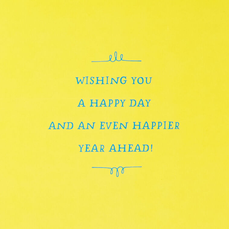 Hallmark 16" Happy Birthday Cake Jumbo Birthday Card