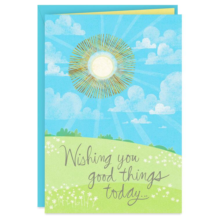 hallmark 16" Ray of Sunshine Jumbo Encouragement Card