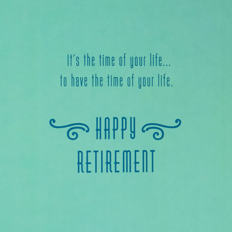 Hallmark 16" Retired And Admired Jumbo Retirement Card With Banner