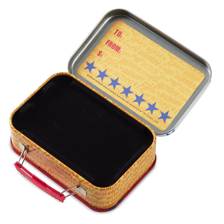 Hallmark 2.5" DC™ Wonder Woman™ Tin Gift Card Holder Box