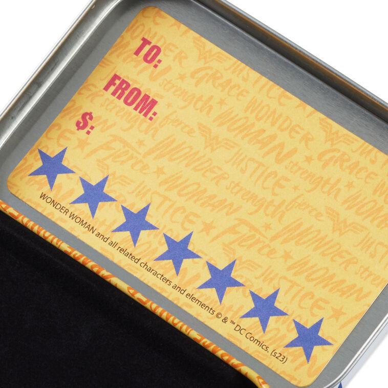 Hallmark 2.5" DC™ Wonder Woman™ Tin Gift Card Holder Box