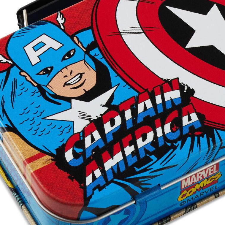Hallmark 2.5" Marvel Captain America Shield Tin Gift Card Holder Box