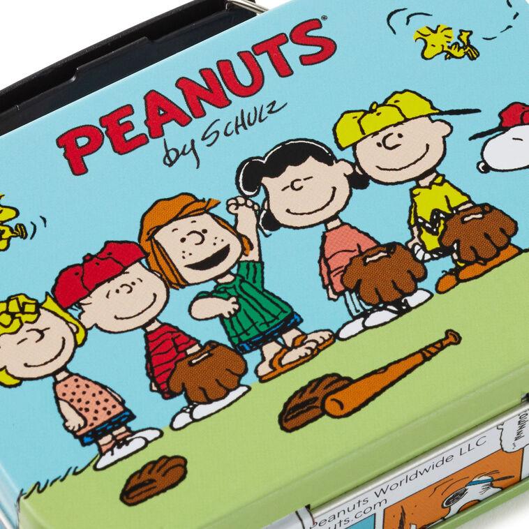 Hallmark 2.5" Peanuts® Gang Baseball Tin Gift Card Holder Box