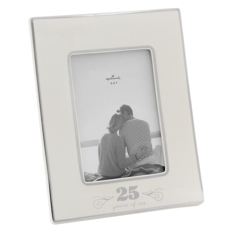 hallmark 25 Years of Us Silver Anniversary Picture Frame 5x7