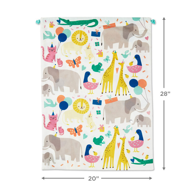 Hallmark 28" Welcome Baby Large Fabric Gift Bag With Tag