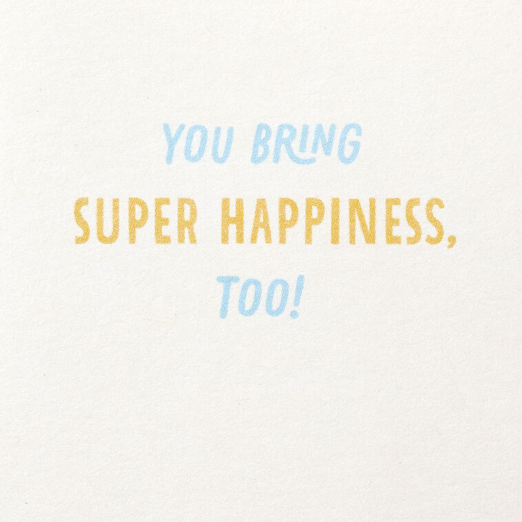 Hallmark 3.25" Mini Little World Changers™ Super Love For A Super Kid Card