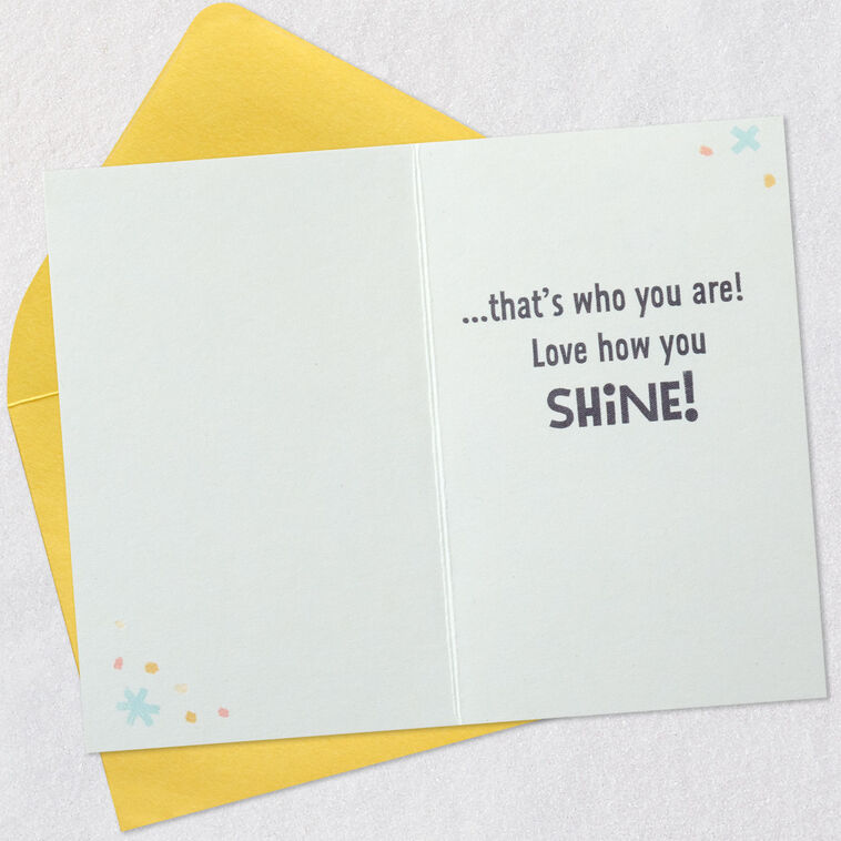 Hallmark 3.25" Mini Little World Changers™ Super Star Card