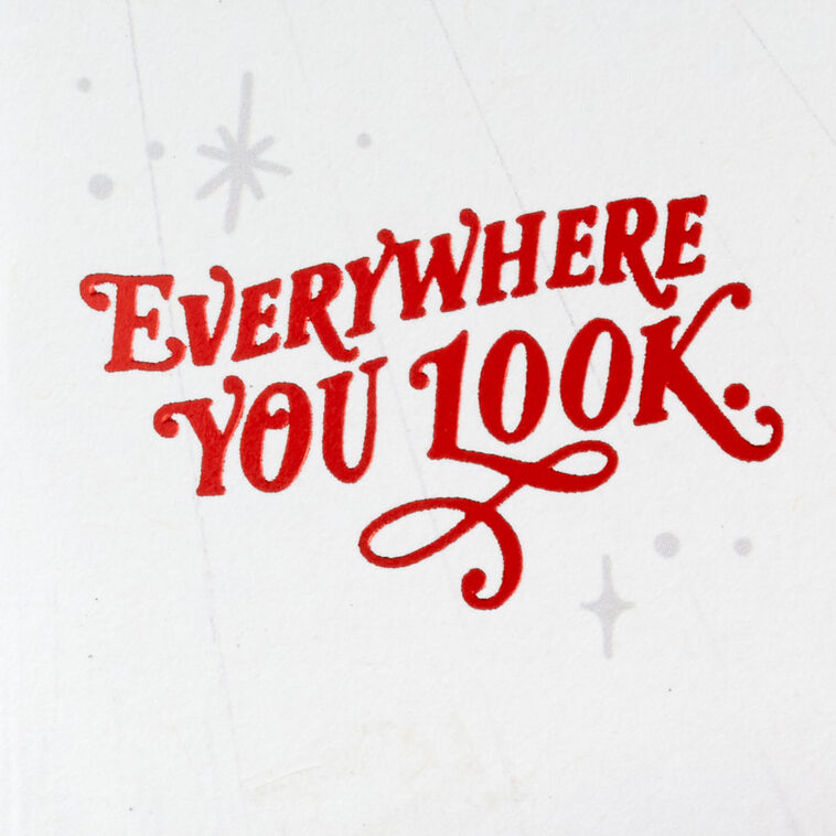 Hallmark 3.25" Mini Magic Everywhere You Look Christmas Card