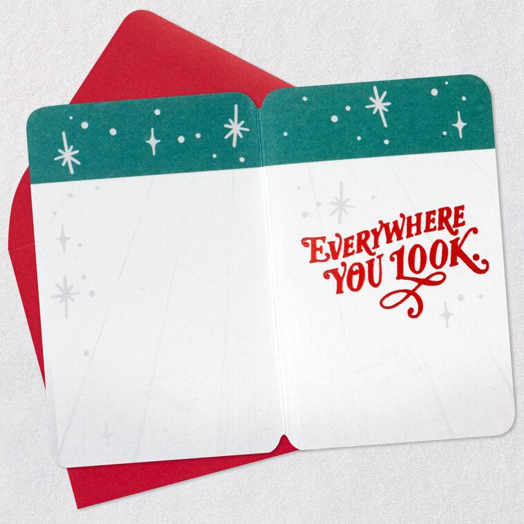 Hallmark 3.25" Mini Magic Everywhere You Look Christmas Card
