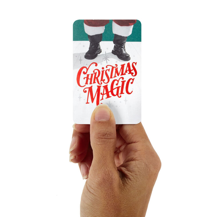 hallmark 3.25" Mini Magic Everywhere You Look Christmas Card