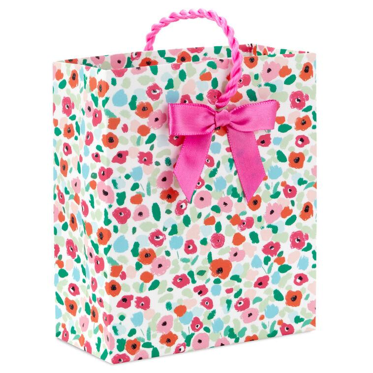 hallmark 4.6" Bright Floral Gift Card Holder Mini Bag