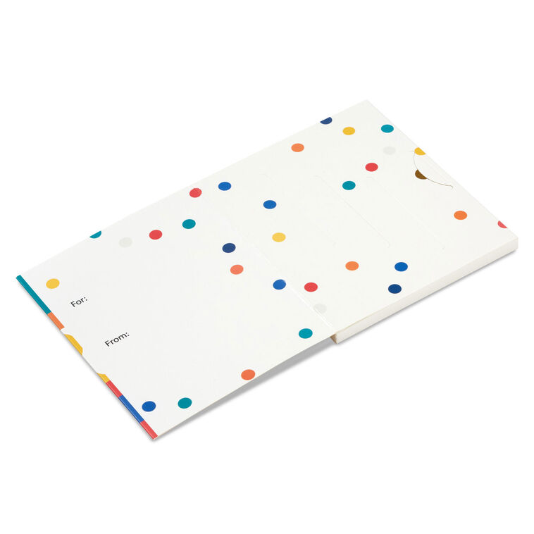 Hallmark 4.6" Celebrate Color Block Gift Card Holder Box