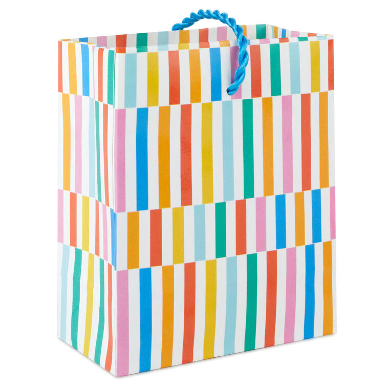 hallmark 4.6" Colorful Broken Lines Gift Card Holder Mini Bag