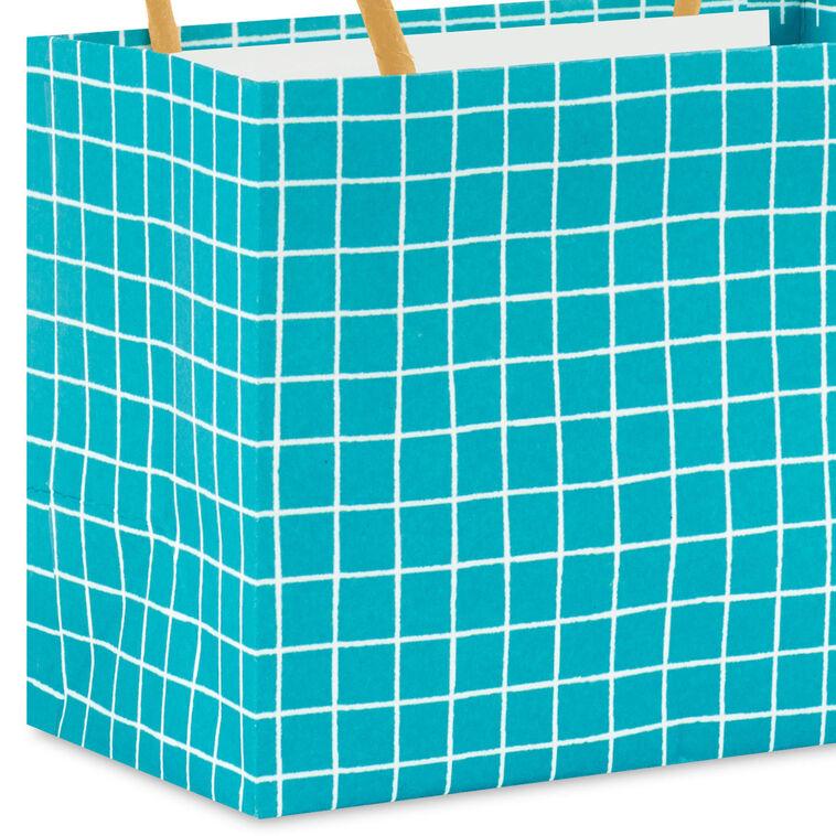 Hallmark 4" Colorful Geometrics Mini Horizontal Gift Bag Bundle