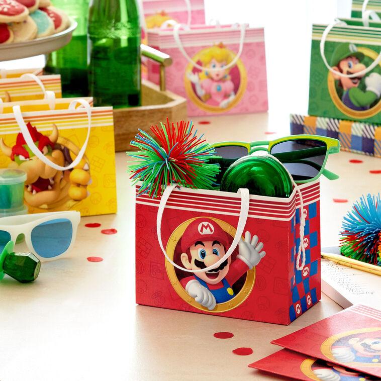 Hallmark 4" Nintendo Super Mario™ Friends Mini Horizontal Gift Bag Bundle Set Of 18