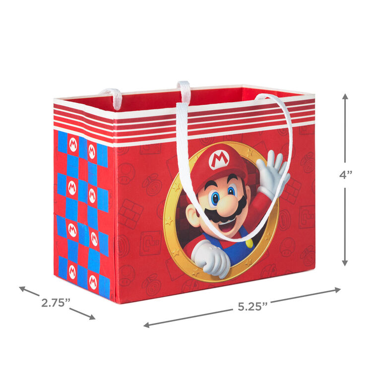 Hallmark 4" Nintendo Super Mario™ Friends Mini Horizontal Gift Bag Bundle Set Of 18