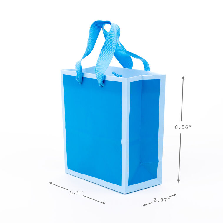 Hallmark 6.5" Assorted Bright Colors 5-Pack Gift Bags