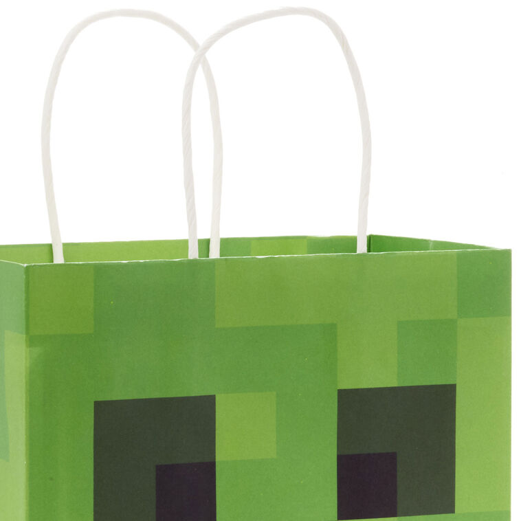 Hallmark 6.5" Minecraft 4-Pack Assorted Small Square Gift Bags