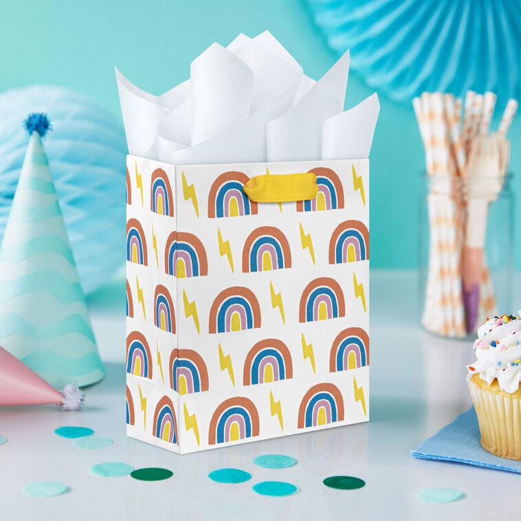 Hallmark 6.5" Rainbows And Lightning Bolts Small Gift Bag