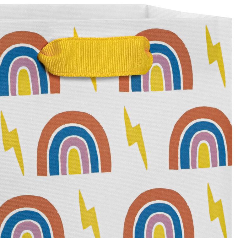 Hallmark 6.5" Rainbows And Lightning Bolts Small Gift Bag