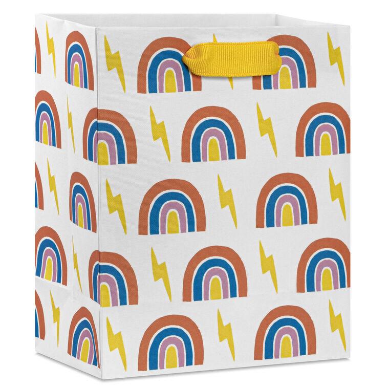 hallmark 6.5" Rainbows and Lightning Bolts Small Gift Bag