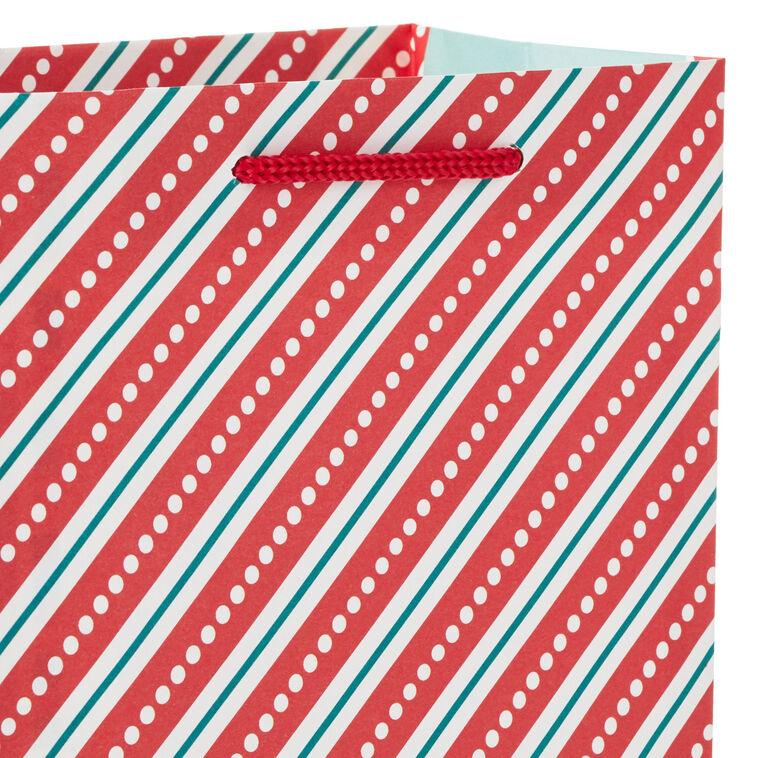 Hallmark 6.5" Vintage Charm 6-Pack Assortment Small Christmas Gift Bags