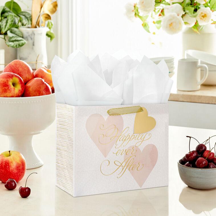 Hallmark 7.7" Happily Ever After Medium Horizontal Gift Bag