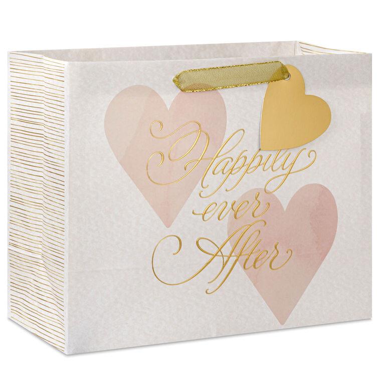 hallmark 7.7" Happily Ever After Medium Horizontal Gift Bag