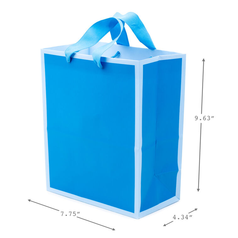 Hallmark 9.6" Assorted Bright Colors 4-Pack Gift Bags