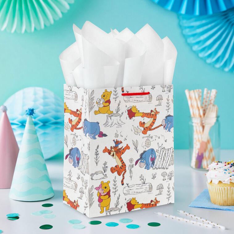 Hallmark 9.6" Disney Winnie The Pooh Friends Together Medium Gift Bag