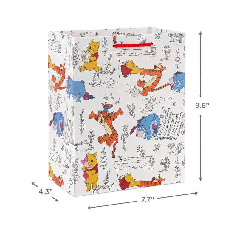 Hallmark 9.6" Disney Winnie The Pooh Friends Together Medium Gift Bag