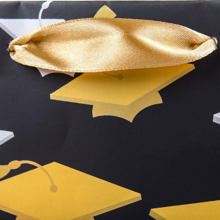 Hallmark 9.6" Grad Caps Medium Graduation Gift Bag With Tissue Paper