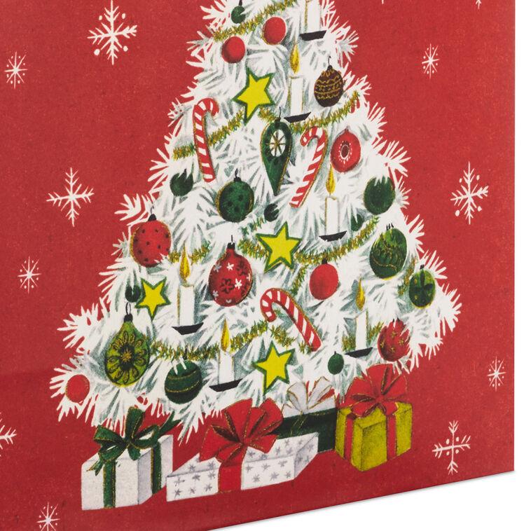 Hallmark 9.6" Retro Fun 3-Pack Medium Christmas Gift Bags With Tissue Paper Assortment