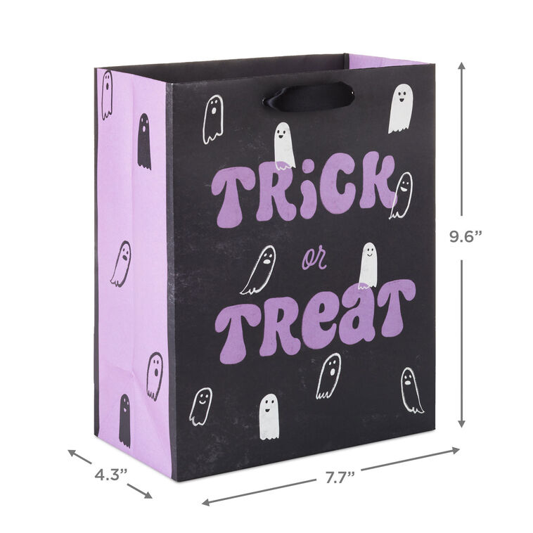 Hallmark 9.6" Trick Or Treat Ghosts Medium Halloween Gift Bag