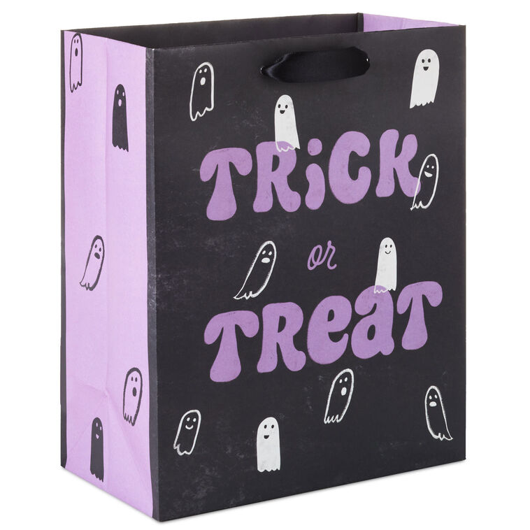 hallmark 9.6" Trick or Treat Ghosts Medium Halloween Gift Bag