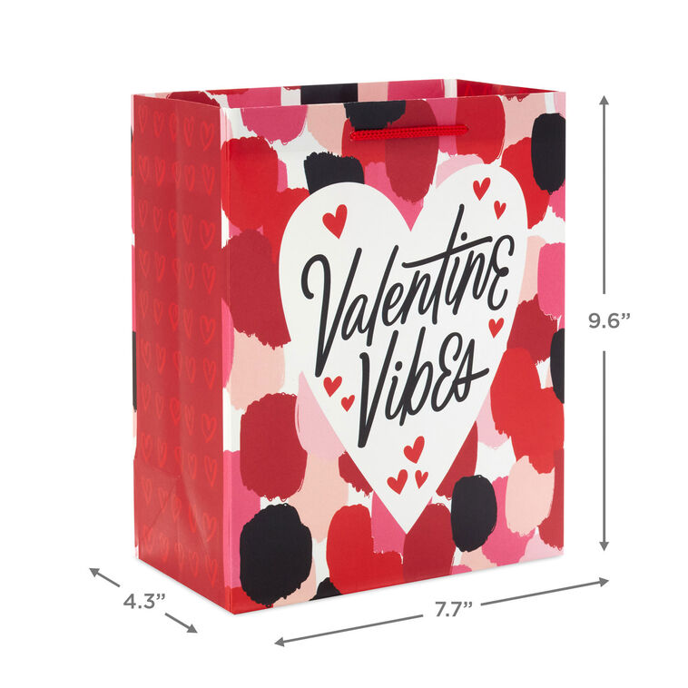 Hallmark 9.6" Valentine Vibes 4-Pack Assorted Medium Gift Bags