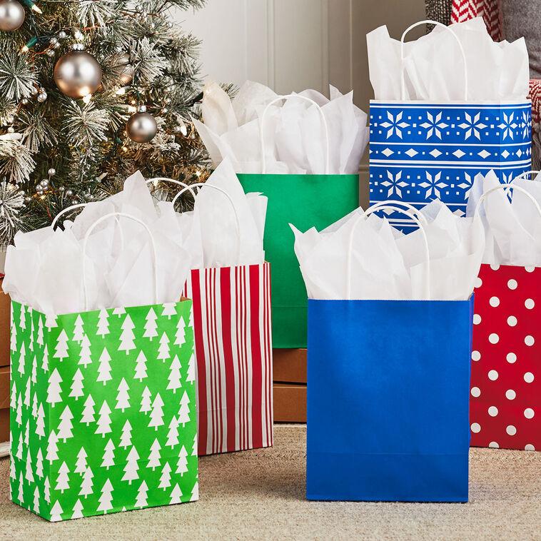 Hallmark 9.7" Bright Fun 12-Pack Christmas Gift Bags