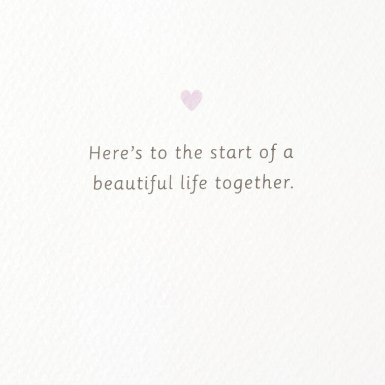 Hallmark A Beautiful Life Together Quilled Paper Handmade Wedding Card