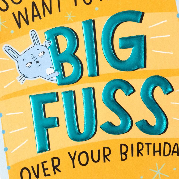 Hallmark A Big Birthday Fuss Pop-Up Birthday Card For Like A Son