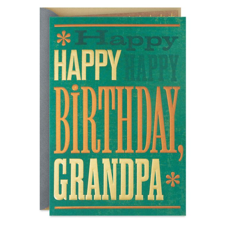 hallmark A Birthday as Special as You Birthday Card for Grandpa